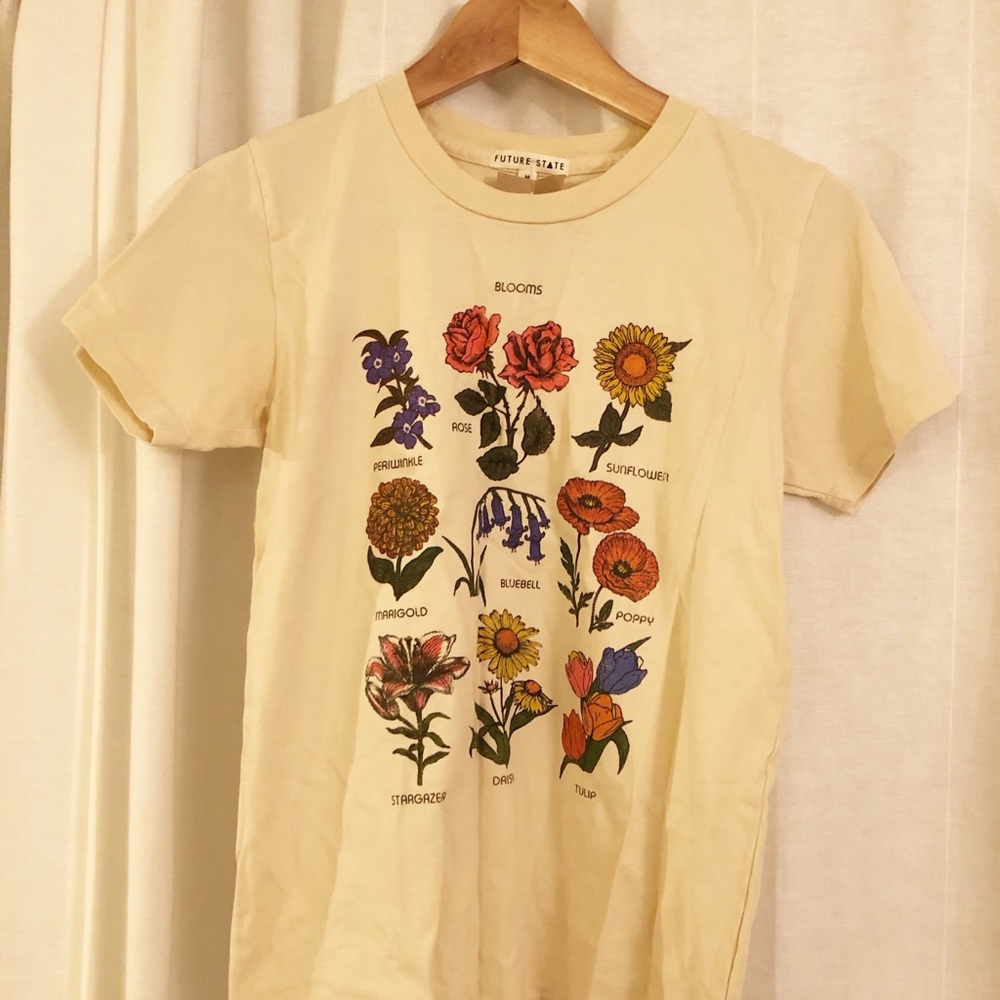 NWT Urban Outfitters Future State Flower Chart Tee